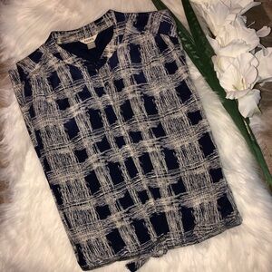 ❤️5/$25 Fossil Navy Blue Tunic Style Dress Small